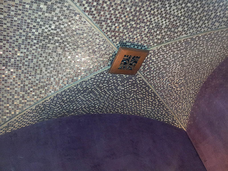Fantastic mozaik shower ceiling