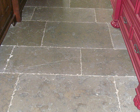 Lagos blue stone floor antic finish