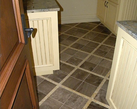 Laundry stone floor